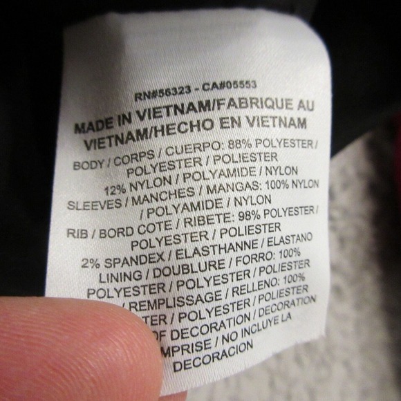 Nike Boys Aviator Bomber Jacket size XL nylon Pilot Flyers Black Red Big Kids - Picture 6 of 10